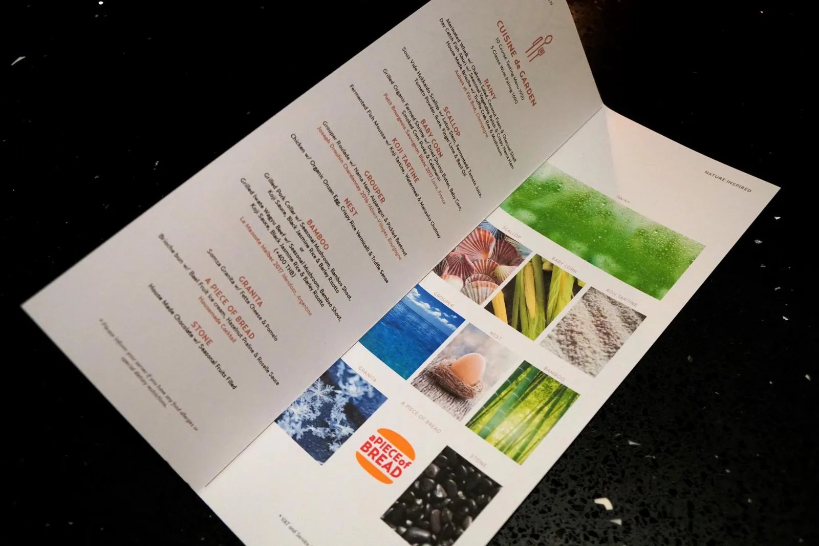 📃 10 Course Tasting Menu (1,950++/p)
