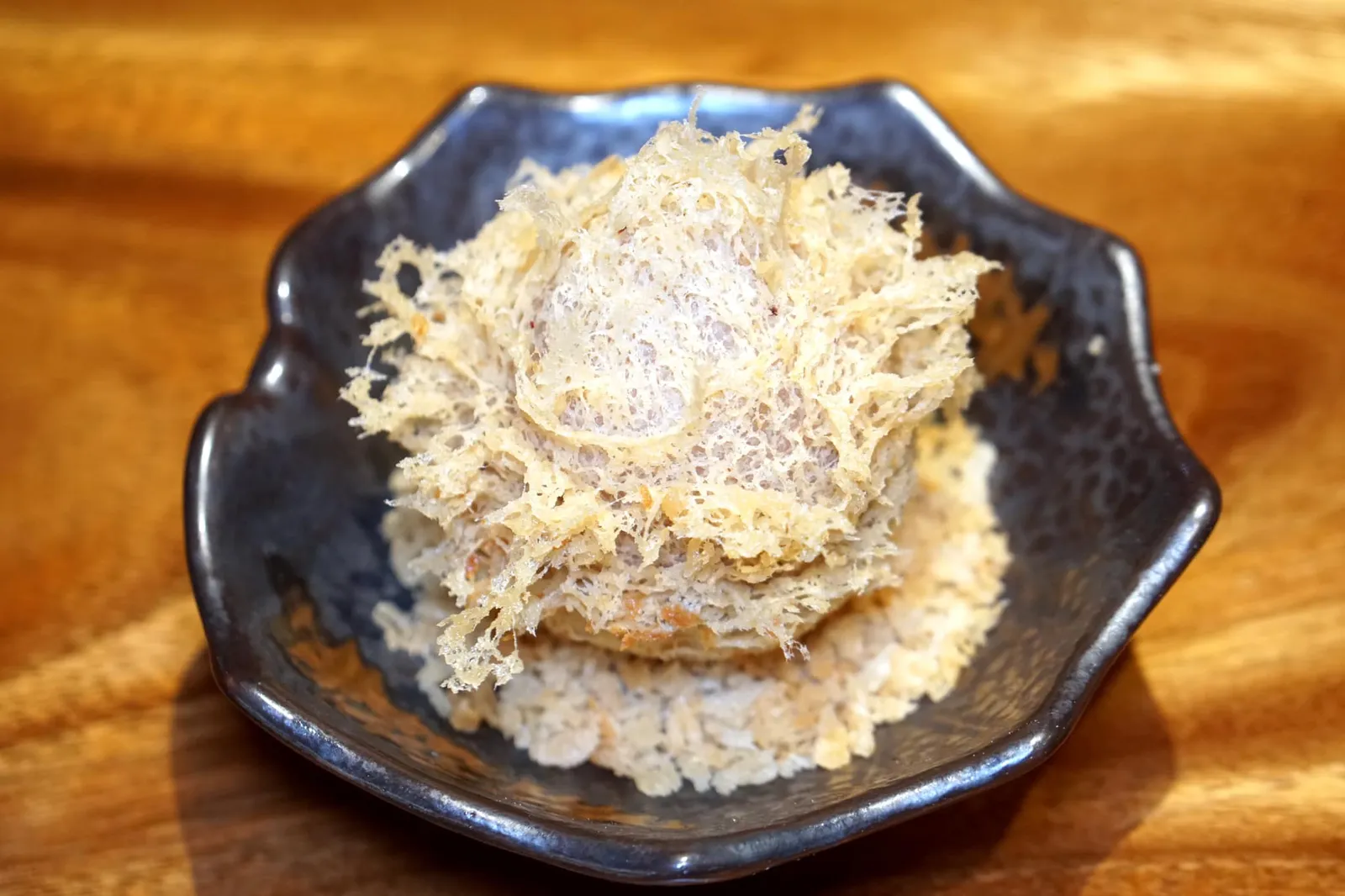 เผือกทอดซอสมันซูน (90++) Taro Puff with Salted Egg Lava ห้ามพลาดเมนูเผือกทอดชิ้นโตเสิร์ฟมาในถ้วยขนาดจิ๋วดูน่าทาน (13/20)