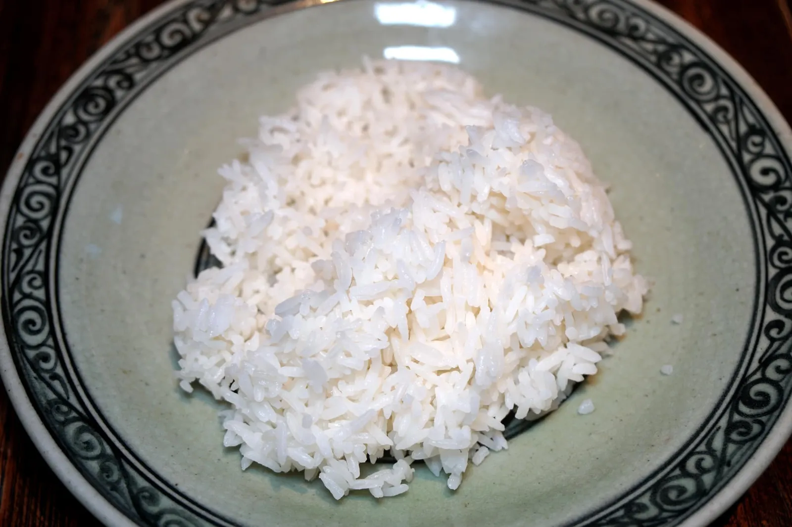 ข้าวหอมมะลิ (40++/p) Thai jasmine rice มาร้านอาหารไทยต้องทานคู่กับข้าวสวยร้อนๆซึ่งทางร้านคิดราคาเป็นรายคนเติมได้ไม่อั้น