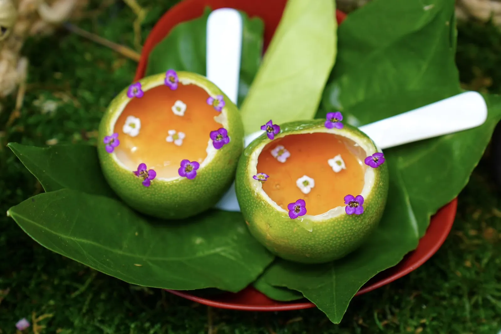 “Lemon Grass” อีกหนึ่งเมนูเด็ดประจำตะกร้าปิคนิคคือ Lemon Grass องค์ประกอบด้านล่างคือมูสฟัวกราส์เนื้อสัมผัสเนียนละมุนท็อปด้านบนด้วยเจลลี่ที่เตรียมมาจากเลมอนให้รสชาติเปรี้ยวเบา ๆ มันตัดกับความครีมมี่ของฟัวกราส์ได้อย่างไร้ที่ติ (20/20)