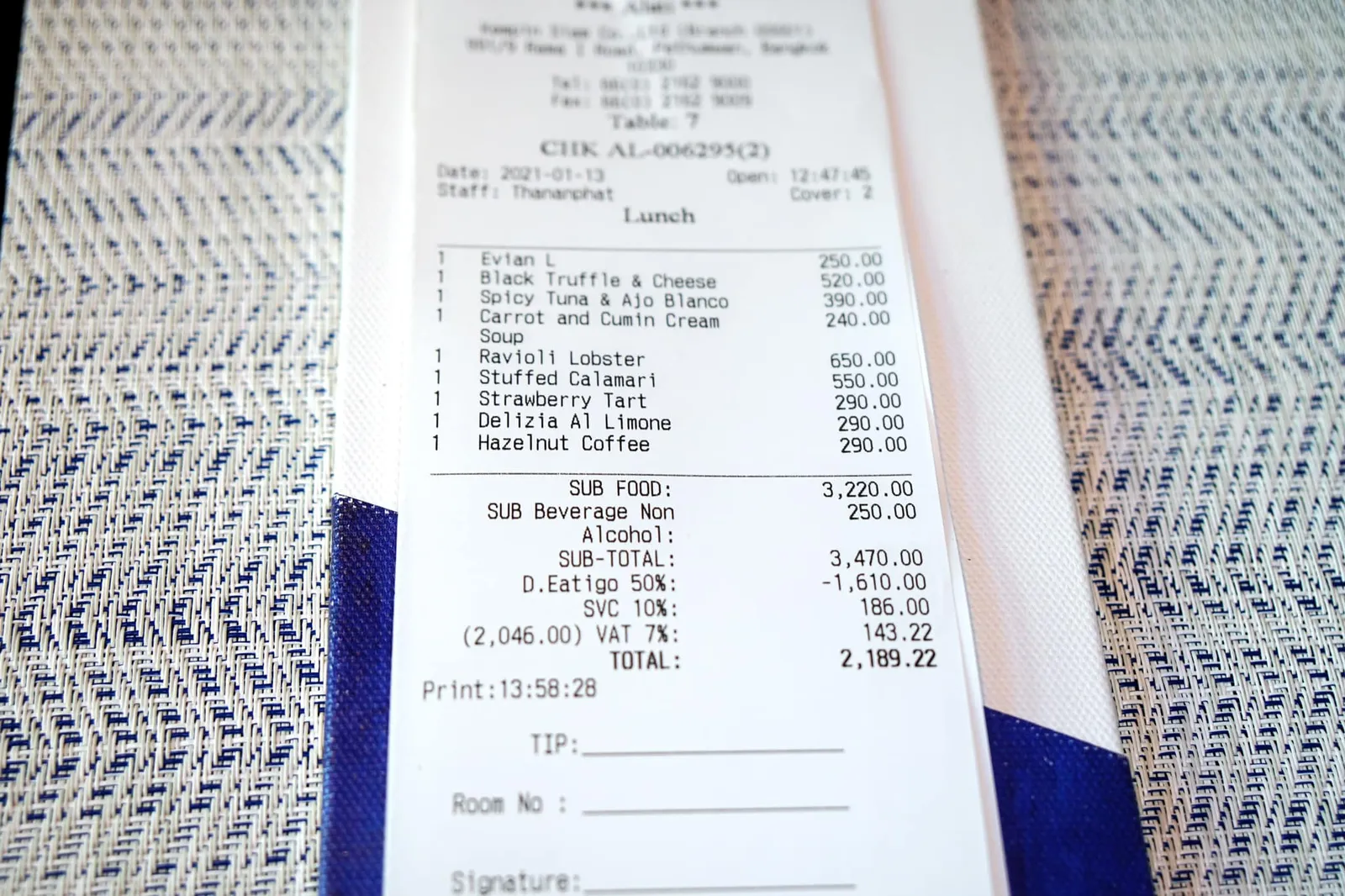 💰 ราคาหลังหักส่วนลดเหลือ 2,189.22 บาท