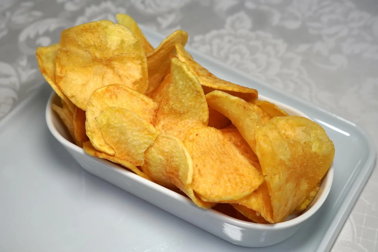 Costoletta di Vitello alla Milanese, Bassa o Alta, Chips Croccanti Home Made (€ 36,00) กระทั่งมันฝรั่งยังทอดออกมาได้กรอบดี หยิบรับประทานเพลิน ๆ ไม่นานก็หมด (15/20)