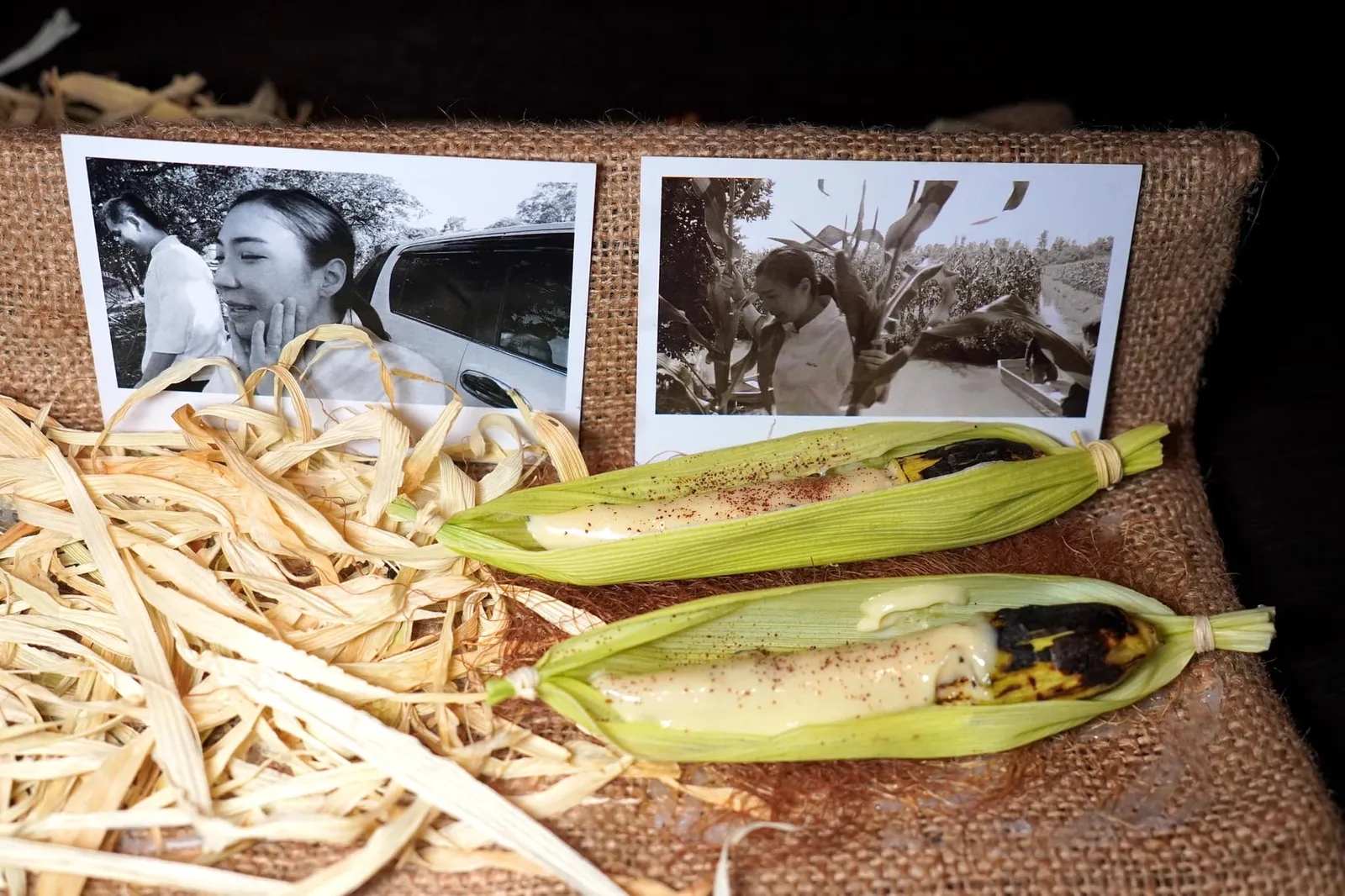 memories | baby corn ข้าวโพดอ่อนที่ผ่านการนึ่งแล้วย่างจนสุก ด้านบนราดด้วย Crab miso หอมมัน (15/20)