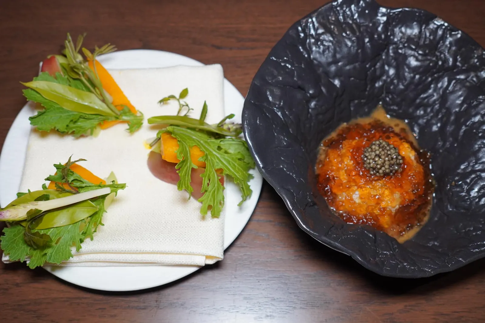 “Blue Crab Relish, น้ำพริกปูม้า” น้ำพริกปูม้าเป็นหนึ่งในคอร์สที่โดดเด่นที่สุดในวันนี้ (15/20)