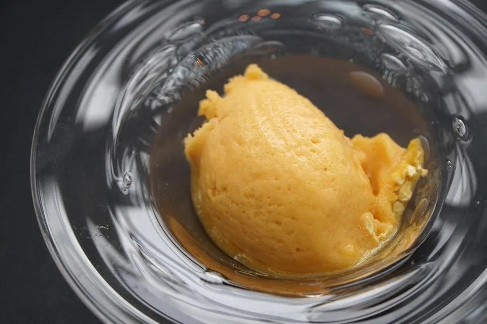 Passion Fruit Sorbet ซอเบท์เสาวรสรสเปรี้ยว อร่อยมากๆ (17/20)