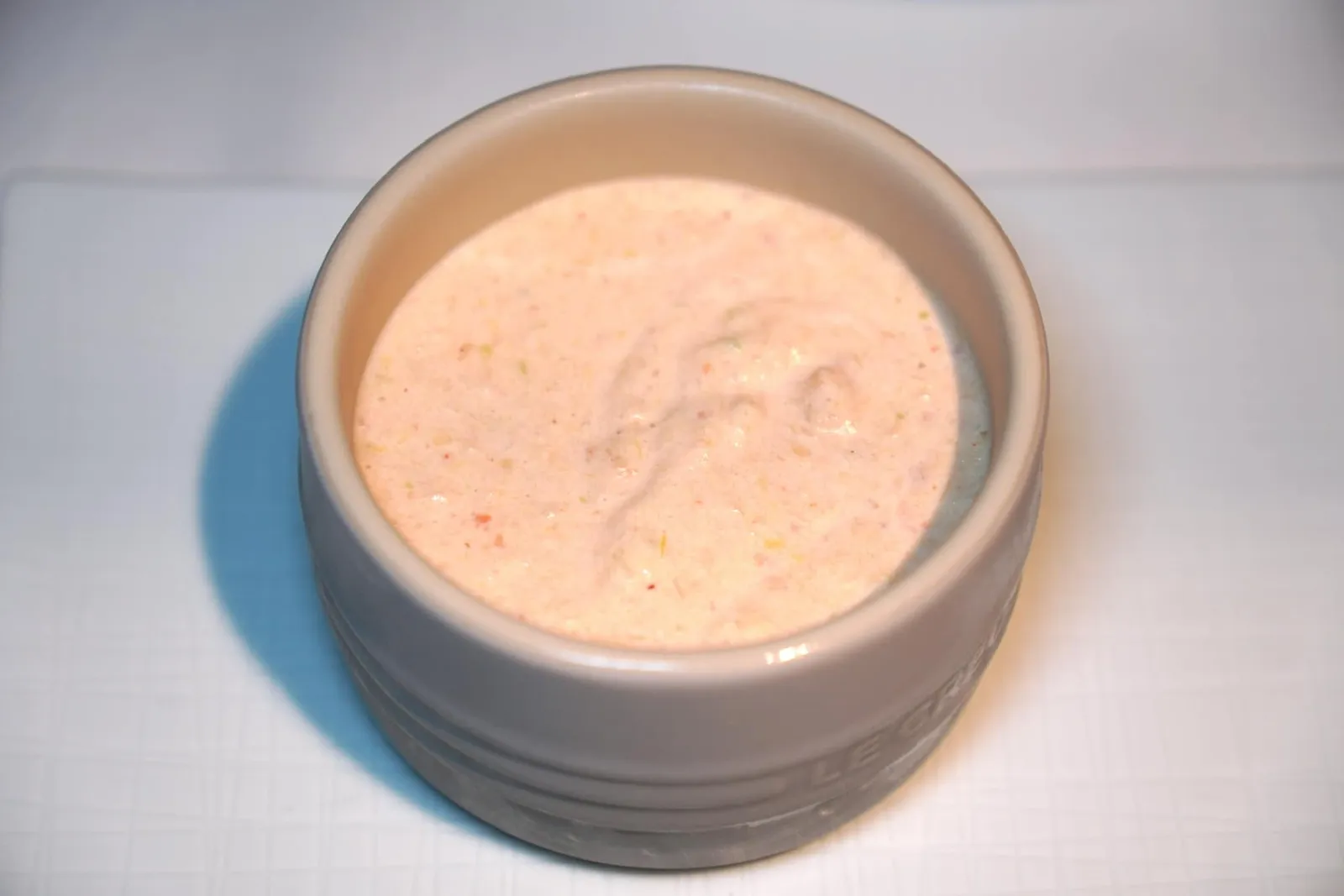 Recipe 66 Crayfish mousse เชฟยังตั้งใจเสิร์ฟมูสมาแบบเย็นเพื่อให้เกิดความแตกต่างทางอุณหภูมิกับสัตว์ทะเลทั้ง 3 ชนิดอีกด้วย เมื่อรับประทานไล่เรียงปลาไปพร้อม ๆ กับซอสและมูสแล้วพบว่าเข้ากันดีเป็นที่สุด (17/20)