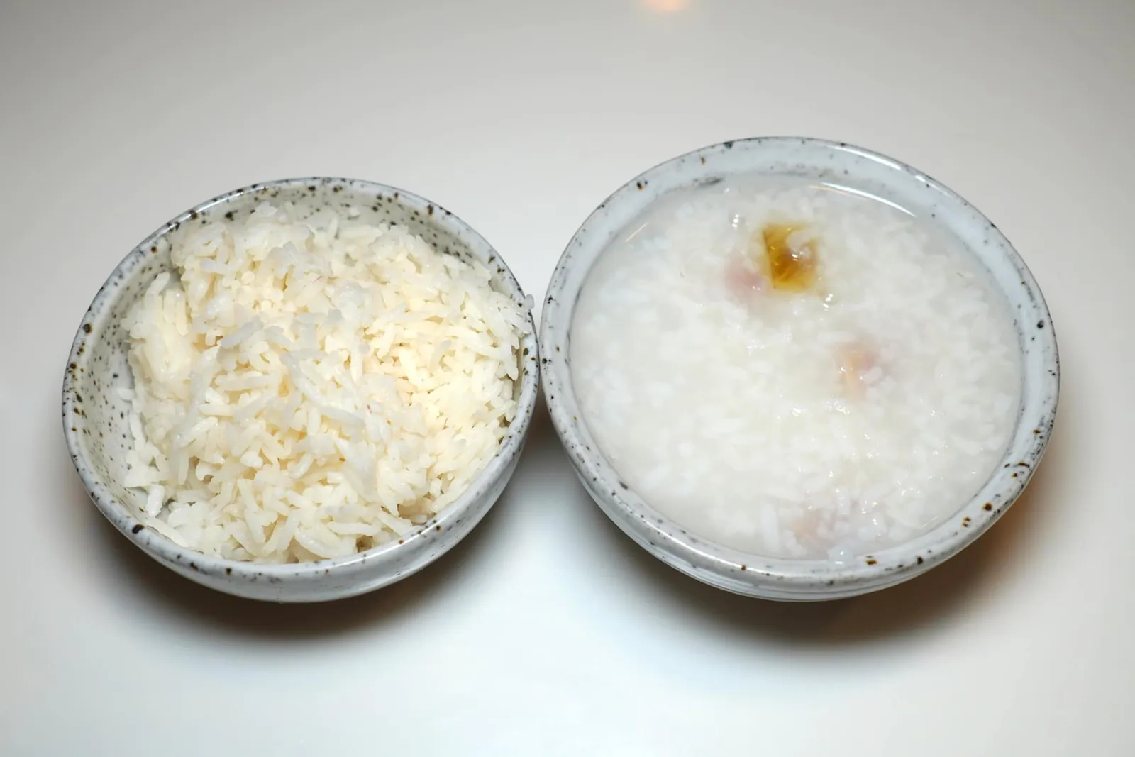 ข้าวต้มและข้าวสวย