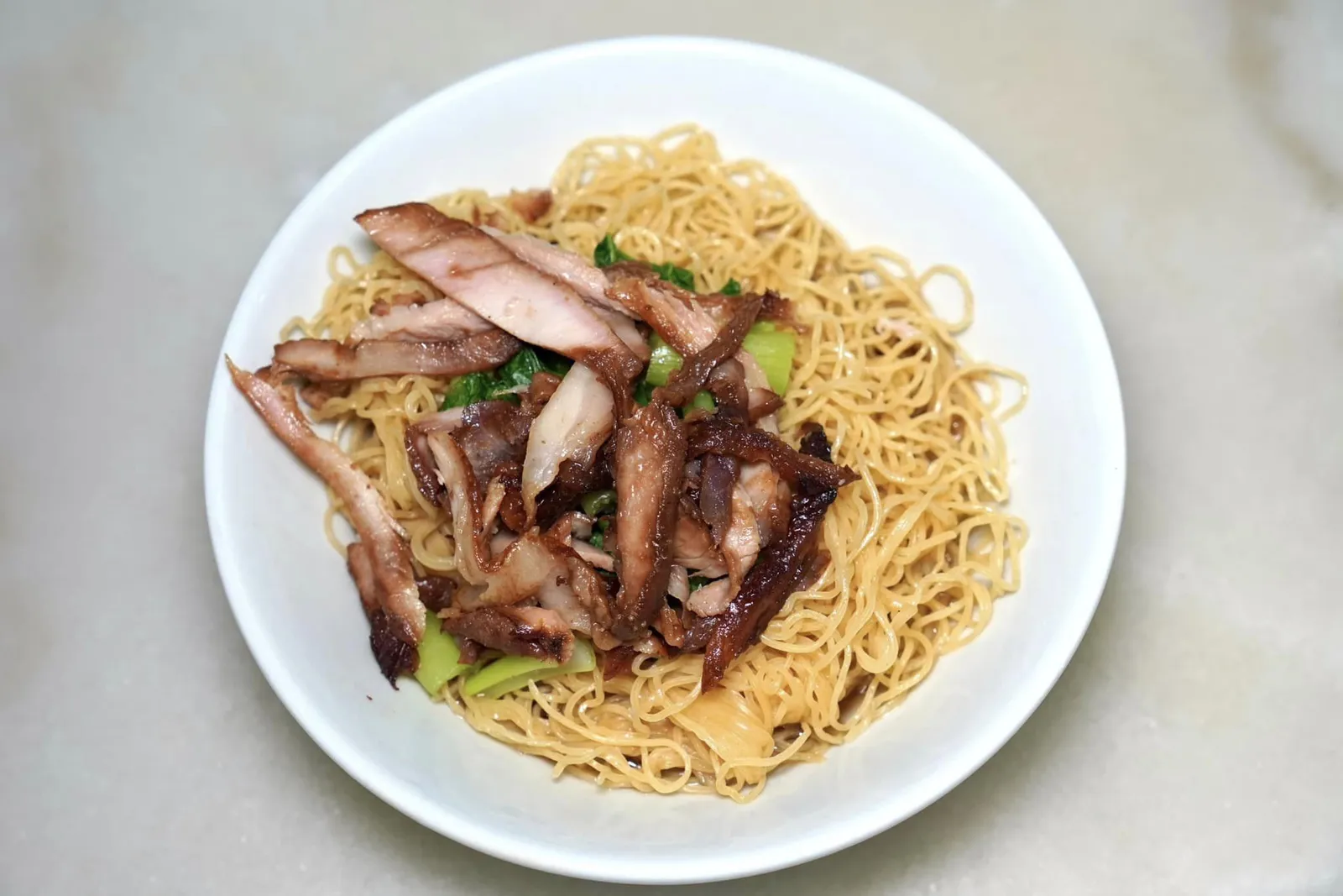 叉燒竹昇麵 (幹) (8.9 RM) BBQ Pork Tok Tok Mee (Dry) บะหมี่แห้งสไตล์อ่องกงเสิร์ฟมากับหมูแดงที่มีความเฟิร์มพอเหมาะแต่ไร้ซึ่งความกระด้าง (14/20)