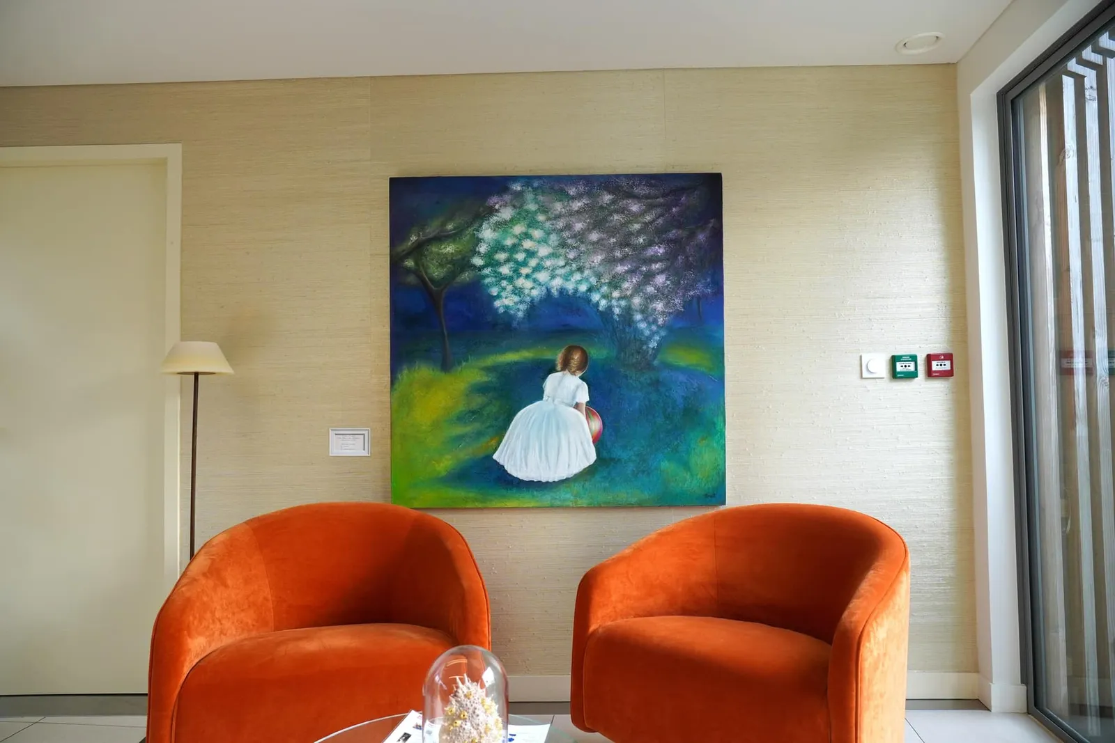 ห้องรับรองและจัดเสิร์ฟ Amuse-bouche และเครื่องดื่มต่าง ๆ