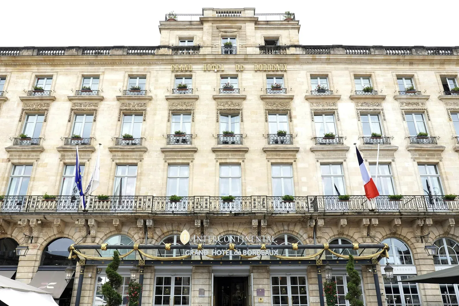 บริเวณด้านหน้าของโรงแรม InterContinental Grand Hôtel Bordeaux