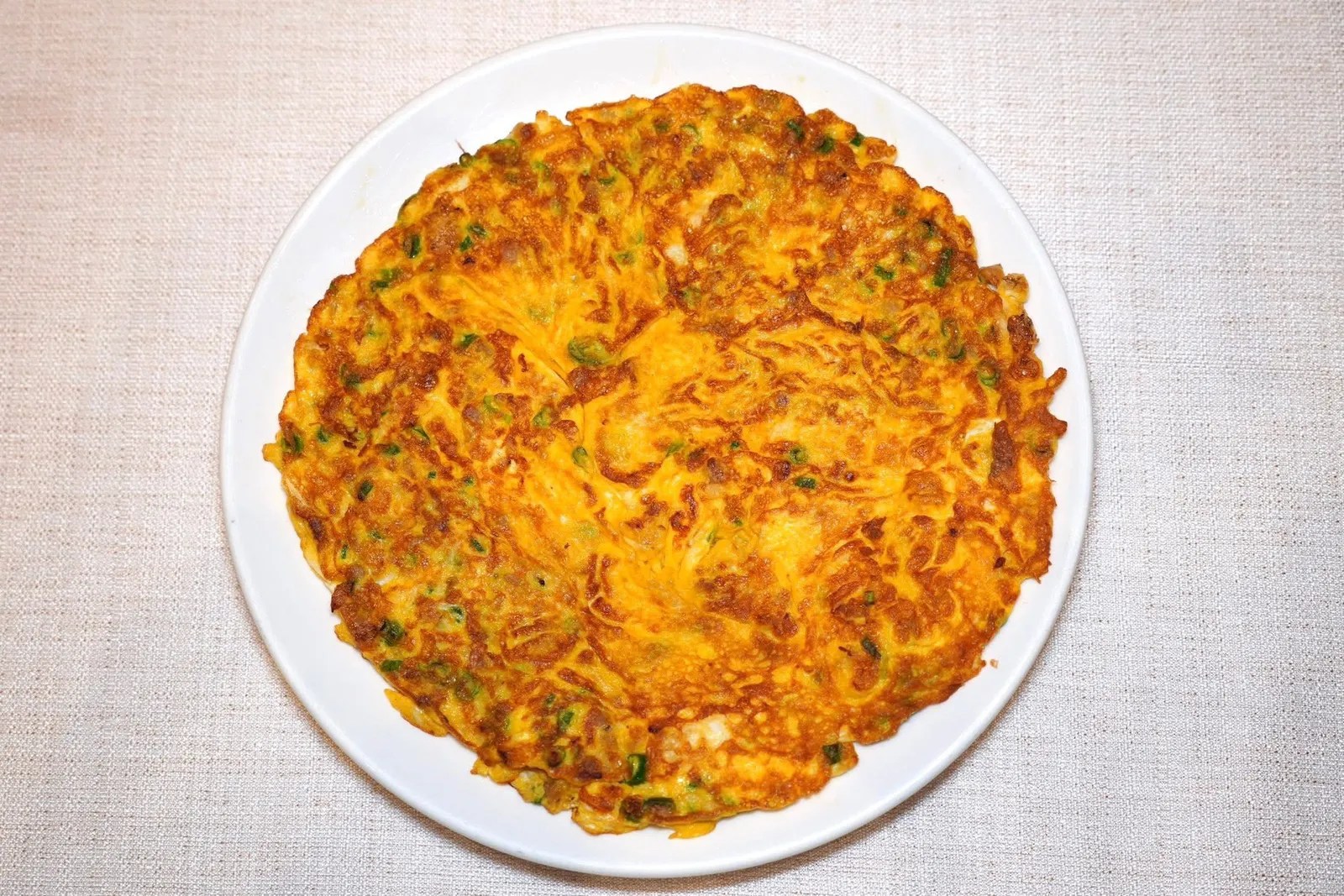 菜脯蟹肉煎蛋 (228 CNY+)Pan-fried Omelette with Crab Meat & Preserved Radishอีกจานหนึ่งเป็นไข่ที่ทอดมากับเนื้อปูและแรดิชดองให้รสชาติเปรี้ยวและหวานพอเหมาะ (15/20)