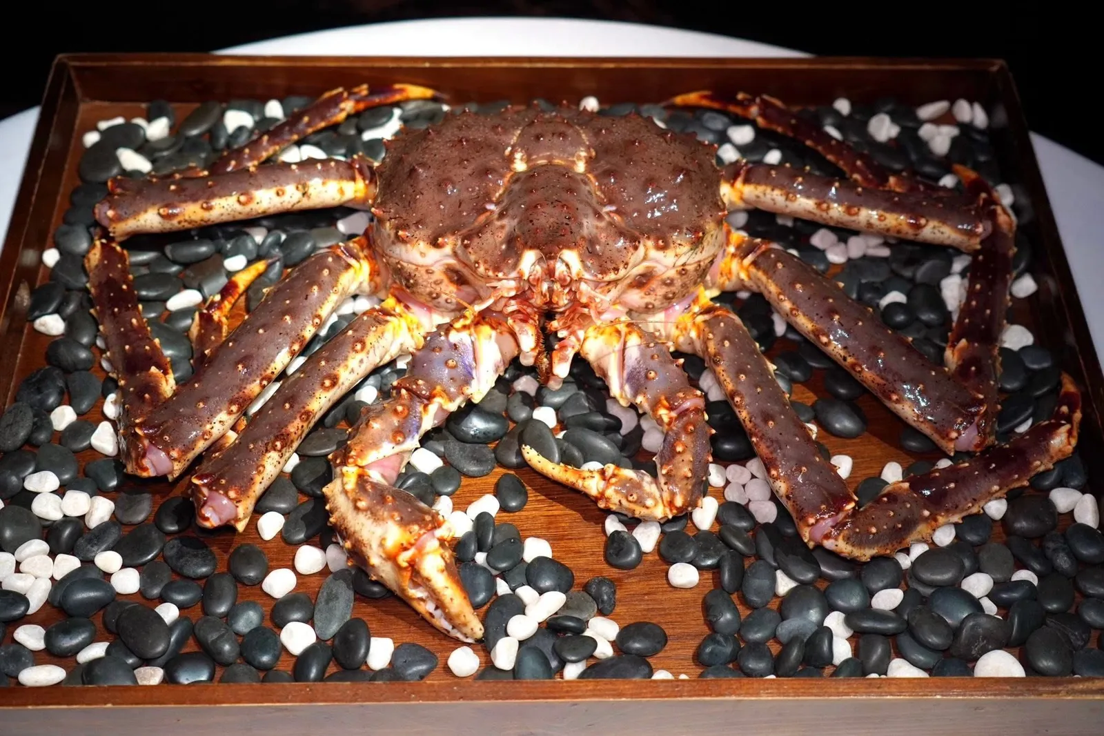 Caviar • King Crab魚子醬帝王蟹ปูคิงแครบเป็นวัตถุดิบสำคัญของคอร์สถัดไป (15/20)