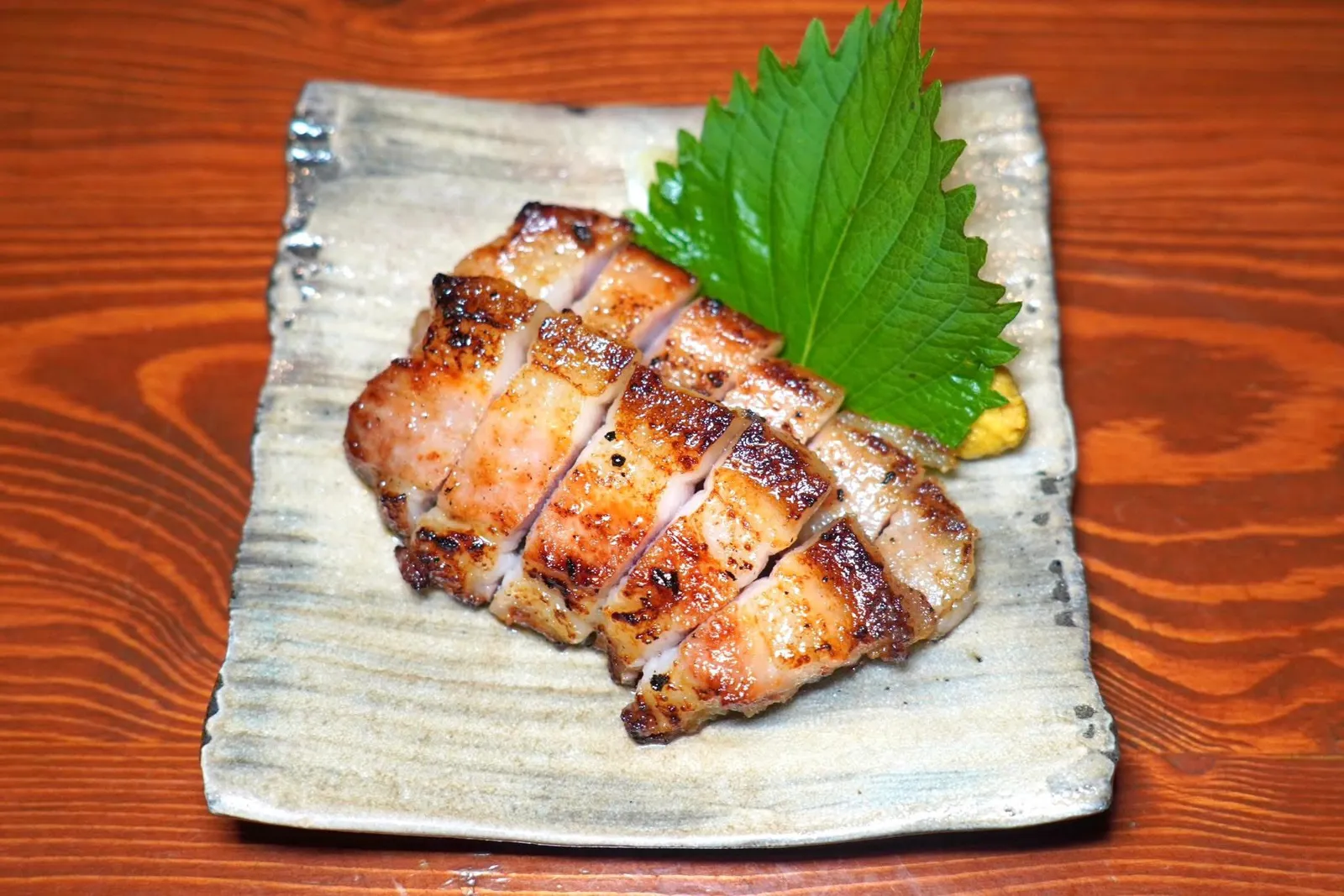 Buta Bara Saikyo (180++)Grilled pork belly with marinated saikyo misoหมูสามชั้นย่างมาแบบนุ่ม ๆ ไขมันฉ่ำ ๆ มีความหอมและรสชาติอูมามิจากซอสไซเกียวมิโสะ (13/20)