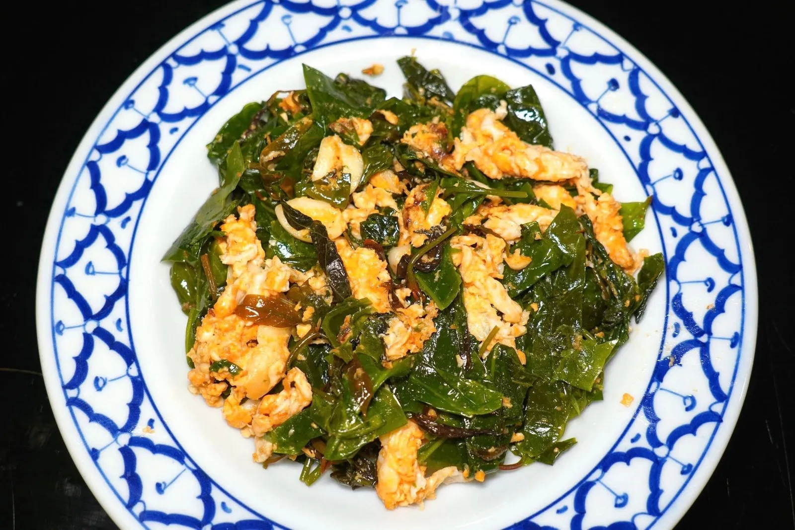 ใบเหลียงผัดไข่ (130)ใบเหลียงผัดไข่หอมใช้ได้ ใบเหลียงสุกพอเหมาะ ไม่กระด้าง (13/20)