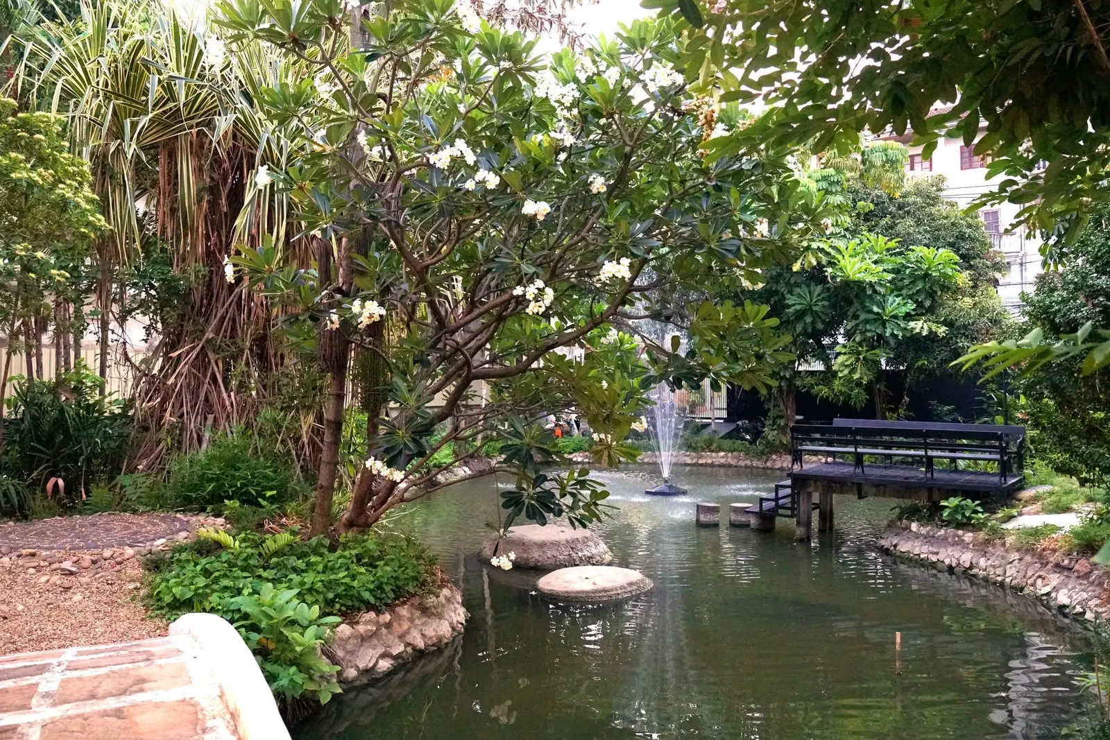 บริเวณสวน
